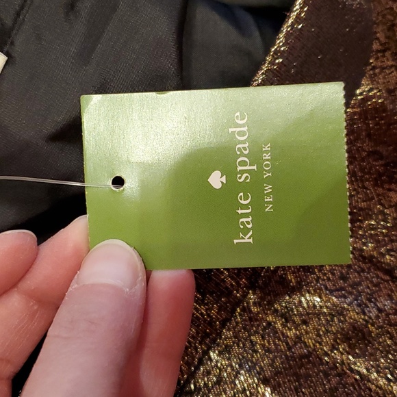 Kate Spade Metallic Pleated Skirt - Picture 4 of 9